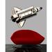 Wallhogs Space Shuttle Endeavor Wall Decal Canvas/Fabric in Black | 37.5 H x 60 W in | Wayfair space12-t60