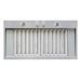 Windster 530 CFM Ducted Liner Range Hood in Gray | 12 H x 34.38 W x 18 D in | Wayfair WS-69TS36SS