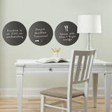 WallPops! WallPops 3-Sheet Dry Erase Dot Chalkboard Wall Decal Vinyl in Black | 39 H x 13 W in | Wayfair WPE0974