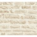 Williston Forge Mcgrail Wood Stone Brick 33' L x 21" W Wallpaper Roll Vinyl in White/Brown | 21 W in | Wayfair 4281EAA732A8448EA9F6B940346495F5