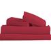 Ebern Designs Kovary Sheet Set Microfiber/Polyester in Red | 75 H x 54 W in | Wayfair 1AA62E10D02E44E5A31A1022B8A20DC6