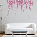 Wallums Wall Decor Willow Branches Wall Decal Vinyl in Pink | 28 H x 68 W in | Wayfair branches-willow-branches-68x28_Pink