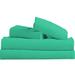 Ebern Designs Kovary Sheet Set Microfiber/Polyester in Green/Blue | 80 H x 78 W in | Wayfair FF842491FD27444AAC5C51D12E950F3F