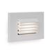 WAC Lighting Hardwired LED Step Light Metal in White, Size 3.13 H x 5.0 W x 1.75 D in | Wayfair WL-LED120-C-WT