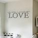 Wallums Wall Decor This Kitchen Is Seasoned w/ Love Quote Wall Decal Vinyl in Gray/Black | 14.5 H x 48 W in | Wayfair