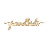 Brayden Studio® Grandkids Script Wood Sign Home Gallery Wall Décor in Brown/White | 5 H x 18 W in | Wayfair 7DC4B186D73848F4A2FBDDAE2A9BDE36