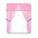 Baby Doll Bedding Two Tone Window Solid Semi-Sheer Rod Pocket Panel Pair Polyester | 64 H in | Wayfair 501valc5 pink/lavender