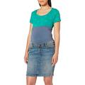 Noppies Damen Jeans Skirt OTB Rock, Blau (Misty Blue C321), 34 (Herstellergröße: 26)