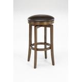 Hillsdale Furniture Brendan Wood Backless Bar Height Swivel Stool, Brown Cherry - 63452-830