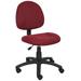 Boss Office Products B315-BY Burgundy Deluxe Posture Chair