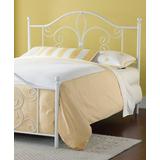 Hillsdale Furniture Ruby King Metal Headboard, Textured White - 1687-670