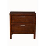 Carmel 2 Drawer Nightstand - Alpine Furniture JR-02