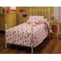 Hillsdale Furniture Molly Twin Metal Bed, White - 1222BTWR