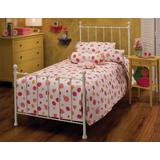 Hillsdale Furniture Molly Twin Metal Bed, White - 1222BTWR