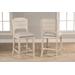 Hillsdale Furniture Clarion Wood Open Back Counter Height Stool, Sea White - 4542-822