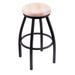 "Holland 80236BWNatMpl 802 Misha 36"" Bar Stool /w Black Wrinkle Finish, Natural Maple Seat"