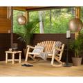 Bestar White Cedar Settee Rocker & Coffee Table Set - Bestar MR-852