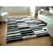 "Chequer Pattern - Bowron Sheepskin Chaos Design Rug 5'6""x 8' - MROSW170x240-Chequer"