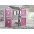 Deer Blind Bunk Loft W/Pink Tent - Donco 1370-TTLG/P