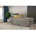 Hillsdale Furniture Midland Metal Twin Backless Daybed, Black Sparkle - 2169DB