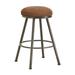 Alexander Backless Bar Stool in Rust Finish w/ Radar Nugget Fabric - Iron Mountain 1102630