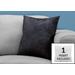 Pillows / 18 X 18 Square / Insert Included / Decorative Throw / Accent / Sofa / Couch / Bedroom / Polyester / Hypoallergenic / Black / Modern - Monarch Specialties I 9332