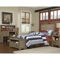 Highlands Twin Alex Panel Bed Driftwood - Hillsdale 10020N