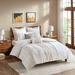 INK+IVY Imani King/Cal King Cotton Comforter Mini Set in Ivory - Olliix II10-995