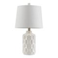 INK+IVY Contour Table Lamp in Ivory - Olliix II153-0023