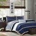 Mi Zone Ashton King/Cal King Duvet Cover Set in Navy - Olliix MZ12-509