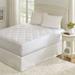 Madison Park Quiet Nights Twin Waterproof Cotton Mattress Pad in White - Olliix BASI16-0032