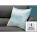 Pillows / 18 X 18 Square / Insert Included / Decorative Throw / Accent / Sofa / Couch / Bedroom / Polyester / Hypoallergenic / Blue / Modern - Monarch Specialties I 9340