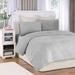 True North by Sleep Philosophy Microplush King Sheet Set in Grey - Olliix BL20-0872