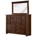 Trestlewood Dresser & Mirror in Mesquite Pine - Progressive Furniture P611-24-50