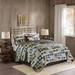 Woolrich Twin Falls King/Cal King Oversized 4 Piece Quilt Set in Brown/Blue - Olliix WR14-2234