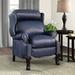 Canora Grey Verne 34" Wide Genuine Leather Manual Wing Chair Recliner Genuine Leather | Wayfair 767F5132C5E542308E9DFFF724025DEC