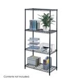 Safco Products Company Industrial Wire 3 Shelf Shelving Unit Starter Wire/Metal/Steel in Gray | 72 H x 36 W x 18 D in | Wayfair 5285GR
