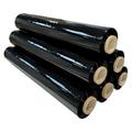 K-One - Black Pallet Stretch Shrink Wrap 500 mm x 250 m 25 Microns (6 Rolls)