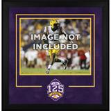LSU Tigers Deluxe Framed 16" x 20" Horizontal Photograph Frame with 125 Years of Football Logo