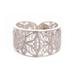 Lunar Effect,'Sterling Silver Filigree Band Ring from Peru'