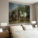 Astoria Grand 'The Horse Fair' Acrylic Painting Print Multi-Piece Image on Gallery Wrapped Canvas Metal in Black/Brown/Green | Wayfair