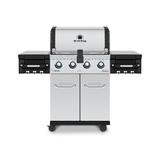 Broil King Regal™ 4-Burner Convertible Gas Grill Stainless Steel/Steel in Gray/White | 49.2 H x 56.3 W x 24.8 D in | Wayfair 956317