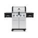Broil King Regal™ 4-Burner Convertible Gas Grill Stainless Steel/Steel in Gray/White | 49.2 H x 56.3 W x 24.8 D in | Wayfair 956317