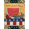Toland Home Garden American Folk 28 x 40 inch House Flag, Polyester in Black/Brown | 40 H x 28 W in | Wayfair 101157
