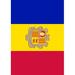 Toland Home Garden Flag of Andorra 28 x 40 inch House Flag, Polyester in Blue/Red/Yellow | 40 H x 28 W in | Wayfair 1010570