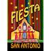 Toland Home Garden Casa Fiesta - San Antonio 28 x 40 inch House Flag, Polyester in Black/Red | 40 H x 28 W in | Wayfair 1012082