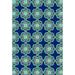 Toland Home Garden Medallion Flowers 2-Sided Polyester 18 x 12.5 inch Garden Flag in Blue/Green | 18 H x 12.5 W in | Wayfair 1110884