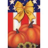 Toland Home Garden Patriotic Fall 12.5 x 18 Inch Garden flag, Polyester in Red | 18 H x 12.5 W in | Wayfair 1110552