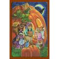 Toland Home Garden Critter Halloween Polyester 18 x 12.5 inch Garden Flag in Brown/Orange | 18 H x 12.5 W in | Wayfair 1110103