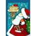 Toland Home Garden Santa's Path 2-Sided Polyester 12 x 18 in. Garden Flag in Blue/Brown/Red | 18 H x 12.5 W in | Wayfair 119733